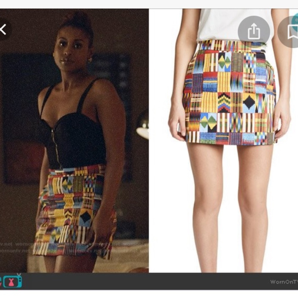 Stella Jean Patchwork Mini Skirt